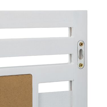 Дзеркало для ванної кімнати Relaxdays з поличкою, біле