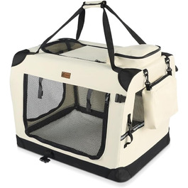 Складна клітка для собак, транспортна коробка, сумка для собак, оксфордська тканина, дихаюча, металевий каркас, 60x44x44cm M