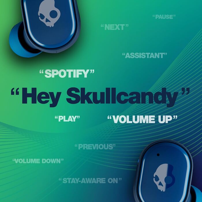 Бездротові навушники-вкладиші Skullcandy, 40 годин батареї, Skull-iQ, Alexa, Micro, iPhone/Android/Bluetooth