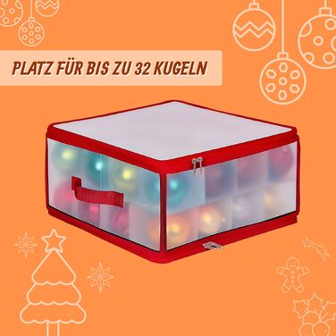 Коробка для зберігання новорічних кулі