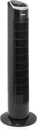 Баштовий вентилятор Tristar, коливальний на 85, потужність 40 Вт, з функцією таймера, ідеально підходить для використання в спальні, білий (VE-5865)