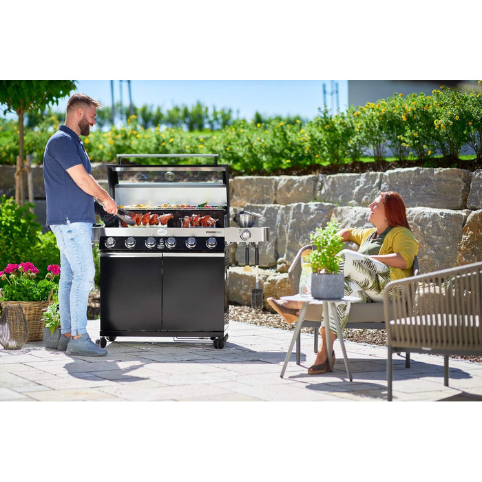 Набір для приготування бургерів RÖSLE 3 шт. з пресом, вагою та лопаткою, нержавіюча сталь 18/10, чавун з емалевим покриттям