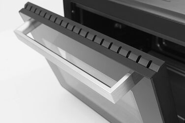 Електрична піч CASO TO 20 Design - 26 літрів, 5 функцій (Umluft, Drehspieß, Oberhitze, Unterhitze, Ober-Unterhitze), 70-230°C, таймер 0-120 хв