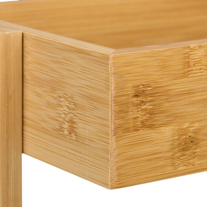 Візок для дому Relaxdays з бамбука, 3 яруси