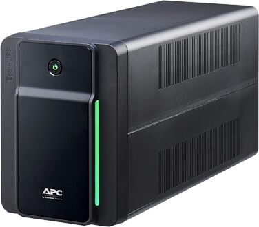 ДБЖ APC Easy UPS - BVX1200LI-GR - джерело безперебійного живлення 1200 ВА з виходами Schuko, резервне живлення та захист від перенапруг, резервний акумулятор зі стабілізатором стабілізатора, світлодіодні індикатори 1200 ВА / 650 Вт DIN-виходи одинарні