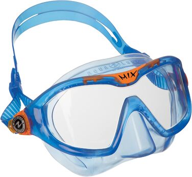 Комплект для підводного плавання з легкими комбінований комплект з плавальними окулярами-прозорі лінзи (дитячий, аква, комплект з аквалангом, синій)