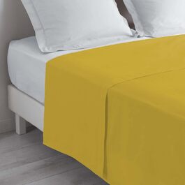 Простирадло Lina Ochre для односпального ліжка, 180 x 290 см, 100 бавовна 180 x 290 см Охра