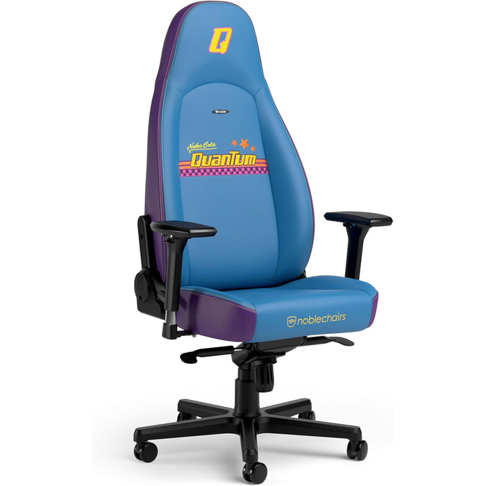 Noblechairs ICON Cognac/Schwarz - Ігровий крісло Noblechairs з підлокітниками, 150 кг, ергономічне, офісне, з підлокітниками та подушками