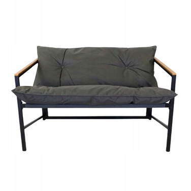 Комплект садових меблів Escal, метал, чорний, 4 предмети