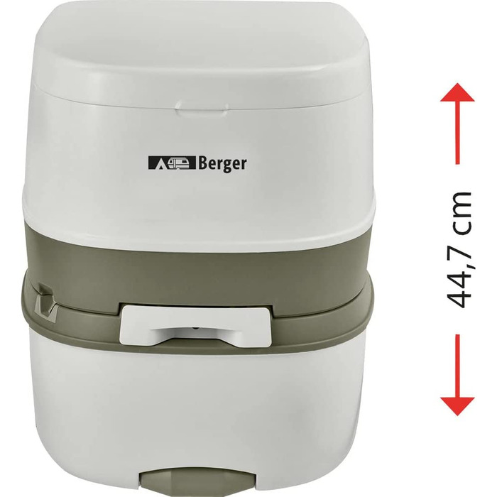 Туалет намети BERGER Essential Supreme: компактний, зручний, з баком для відходів | Для кемпінгу та подорожей