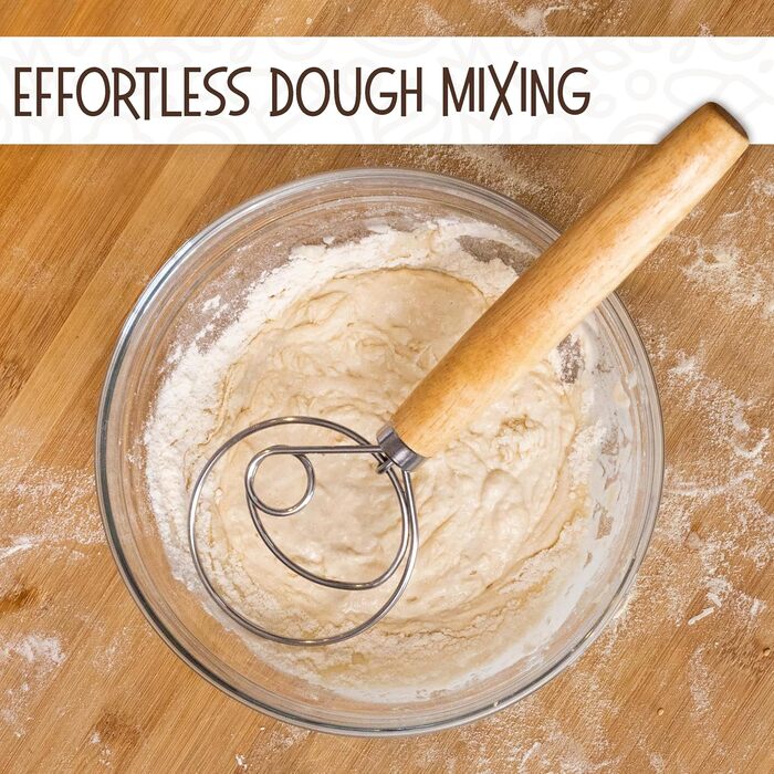 Набір для випічки закваски Superbaking: 2 кошики Banneton (22.9 см та 25.4 см) + стартер для закваски