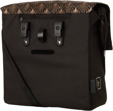 FAST RIDER Fastrider Nara Single Pannier Trend (Deco Zwart), FAST RIDER Fastrider Nara Single Pannier Trend (Deco Zwart)