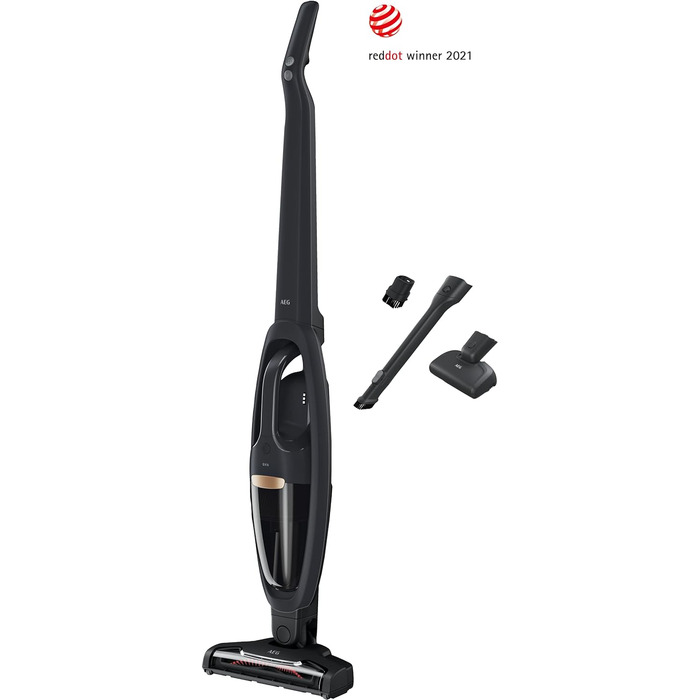 Бездротовий пилосос AEG 2-в-1 з аксесуарами, блакитний (QX6-1-45AN) - для дому та тварин