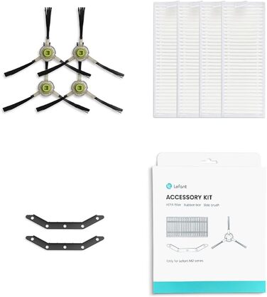 Робот-пилосос LEFANT M310: потужність 4500Pa, 180 хв роботи, 4 режими, Wi-Fi, керування через додаток та Alexa, для шерсті тварин та твердих підлог