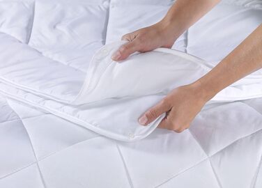 Ковдра DreamHome 135x200 см на 4 сезони - Оeko-Tex сертифікована, адаптована стегальна ковдра 135x200 см - літня та зимова ковдра - ковдра на всі сезони