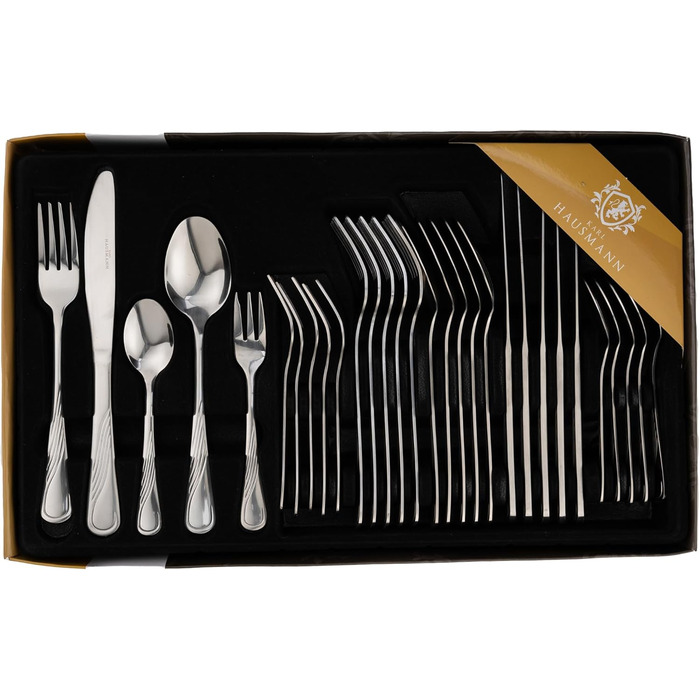 Набір столових приборів Karl Hausmann на 6 осіб (30 предметів) - нержавіюча сталь, для посудомийної машини