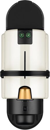 Кавомашина Nespresso Krups Inissia XN1001, білий колір, компактна, з регулюванням об'єму кави