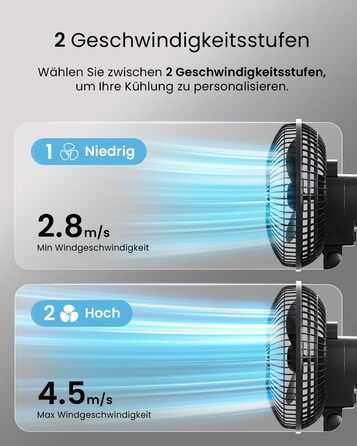 Вентилятор Pro Breeze AirFlo Standventilator 109 см з пультом та LED-дисплеєм – 2 режими, осциляція, 29 дБ, регулювання висоти, енергоефективний для спальні, офісу та дому (Чорний)