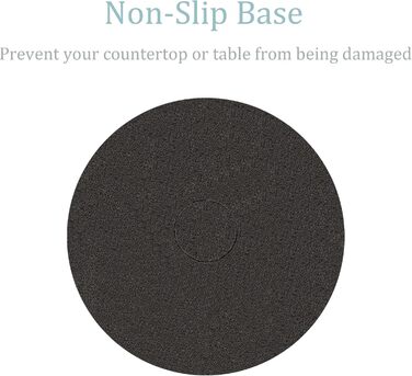 Тримач для паперових рушників на стільницю з мармуровою основою, стійкий диспенсер для кухні та ванної кімнати, чорний