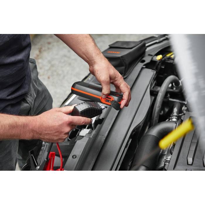 Osram BATTERYstart 400: Літієвий пусковий пристрій 2000A 12V з Powerbank, для бензинових та дизельних двигунів до 8L/4L, 16800mAh