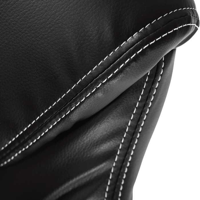 Ігровий крісло Panorama24 для геймерів та офісу, чорний, 9 кольорів, підйомний механізм, до 150 кг, сертифікат TÜV