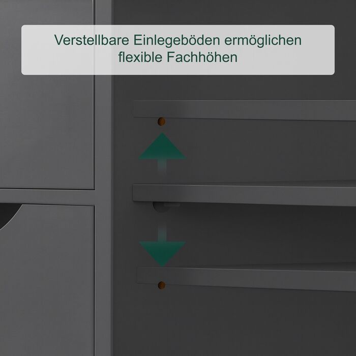 Шафка для ванної кімнати Relaxdays з 3 висувними ящиками