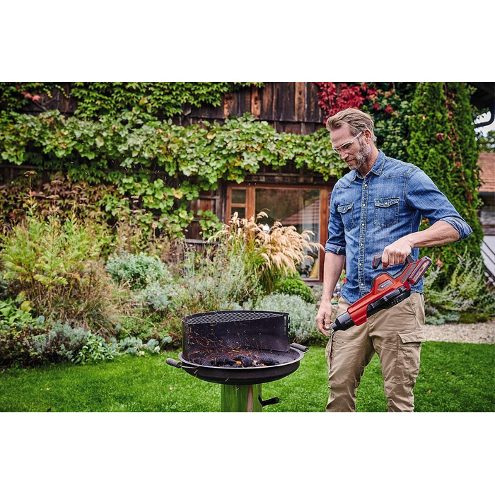 Einhell GE-UB 18/250 Li E-Solo Акумуляторний повітродув Power X-Change (18 В, 250 км/год, 3-частинна труба, регулювання швидкості, без акумулятора)