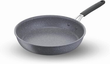 Сковорода Lagostina Tempra Mineral з антипригарним покриттям, 30 см, сталь/алюміній, силіконові ручки, ефект каменю, для всіх типів плит