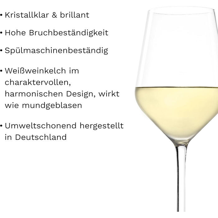 Бокали для червоного вина Stölzle Lausitz Revolution 6 шт, 490 мл – Кришталеві келихи для вина, міцні, для максимальної ароматизації