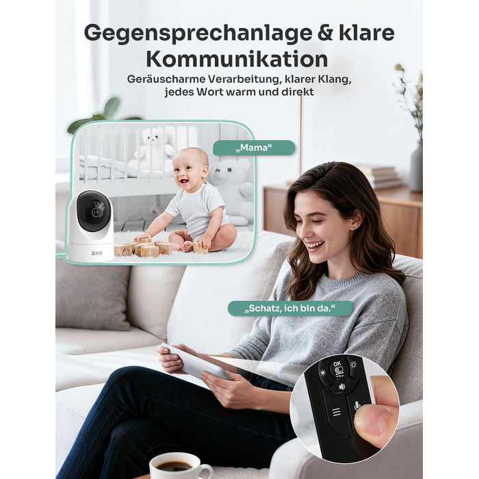 Відеоняня GHB з камерою 7