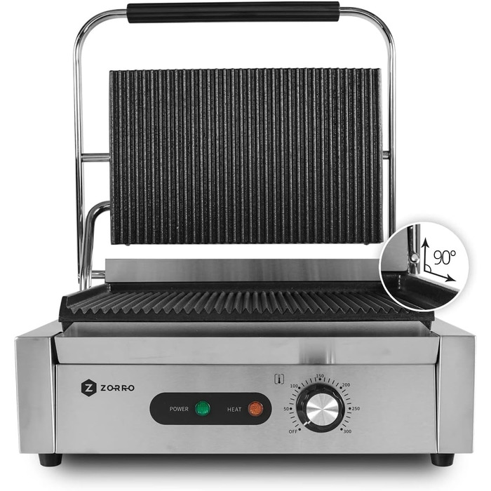 Вт - Сендвіч-гриль Panini Grill - Електричний гриль - Стейк-гриль, 1 - Gastro - 2200