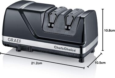 Точило для ножів GRAEF CX110, кут заточування 15°