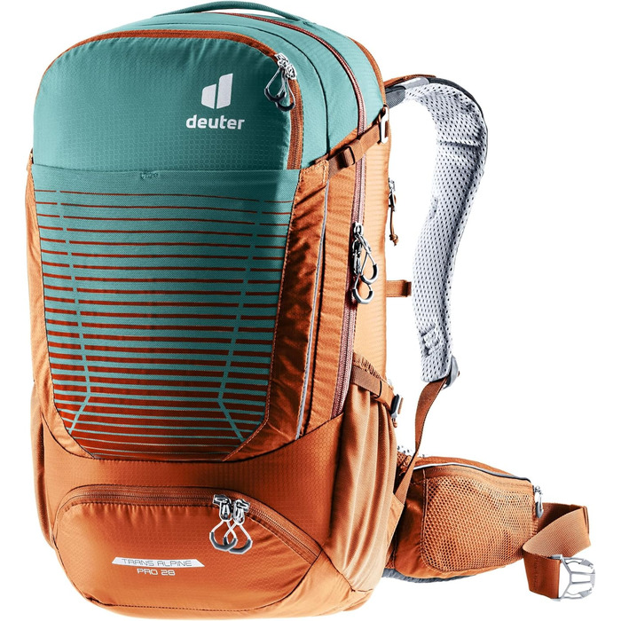 Велосипедний рюкзак deuter Unisex Trans Alpine Pro 28 (28 л, сучасний, глибоководно-каштановий)