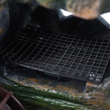 Кімнатний фонтан з LED-підсвічуванням 220V, 18x15x30см, з штучного каміння, для дому та саду, з водяним туманом, десктопний, акваріумний, Зен, зволожувач повітря