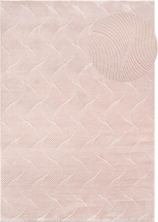 Килимок для ванної кімнати Taracarpet, зелений з листям, 80x150 см, антиковзаючі, миючий, для ванни та душу