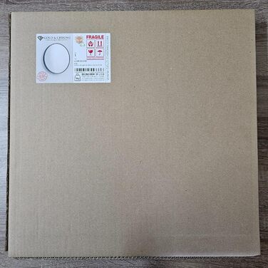 Круглий настінний дзеркало GOLD&CHROME - 50x50 см, чорний, з гарантією 2 роки. Дзеркало для ванної кімнати та для макіяжу, з алюмінію, декоративне, велике