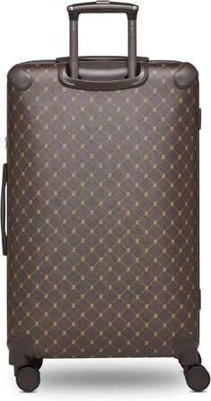 Набір валіз Lazarotti Palermo 2 шт. (S 55 см + L 79 см) | Легкі, гібридні, з логотипом та захистом кутів | 4 колеса, TSA-замок | Для жінок та чоловіків (Колір: Dark Brown)