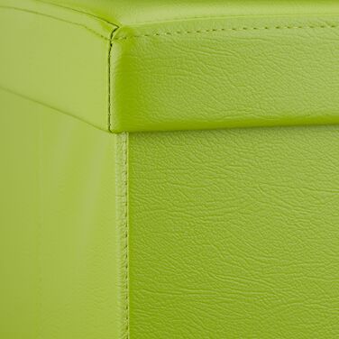 Relaxdays Складний табурет з штучної шкіри