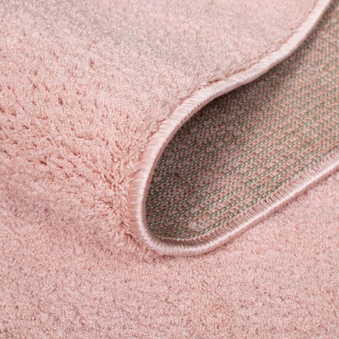 Килим міський кошлатий килим бігун мікрополіестер з високим ворсом однотонний рожевий вітальня спальня, розмір 80 х 300 см доступний у прямокутному та круглому рожевому кольорі 80 смх300 см