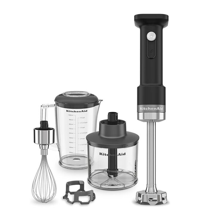 Блендер заглибний KitchenAid Go Cordless бездротовий, 1л, чорний (без акумулятора)