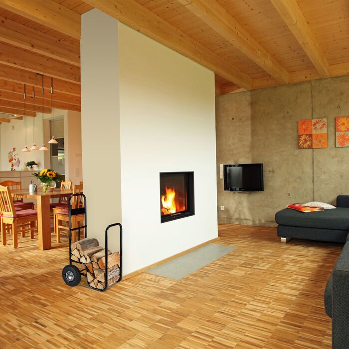 Візок для дров Relaxdays з повітряними колесами