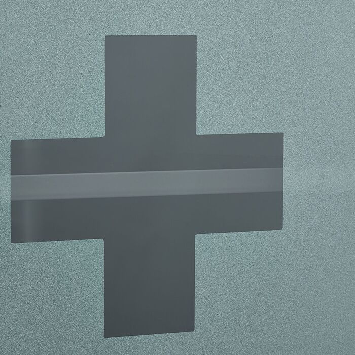 Шафка для медикаментів Relaxdays зі скляними дверцятами