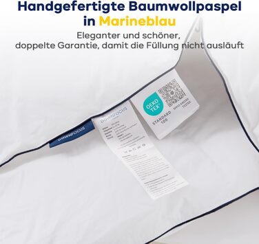 Ковдра постільна 135x200 см, 100% бавовна, з наповнювачем з пуху та пера, Oeko-Tex, RDS, для всієї родини