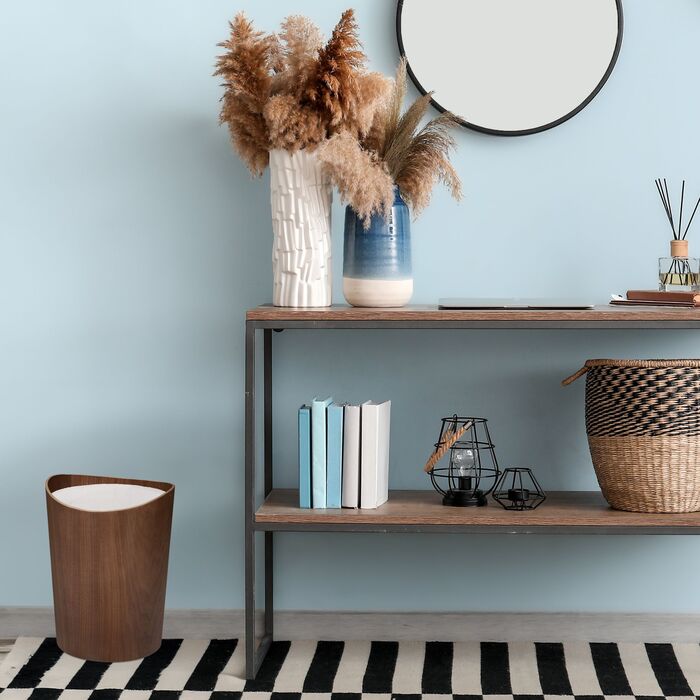 Кошик для сміття Relaxdays з імітацією дерева, 9 л