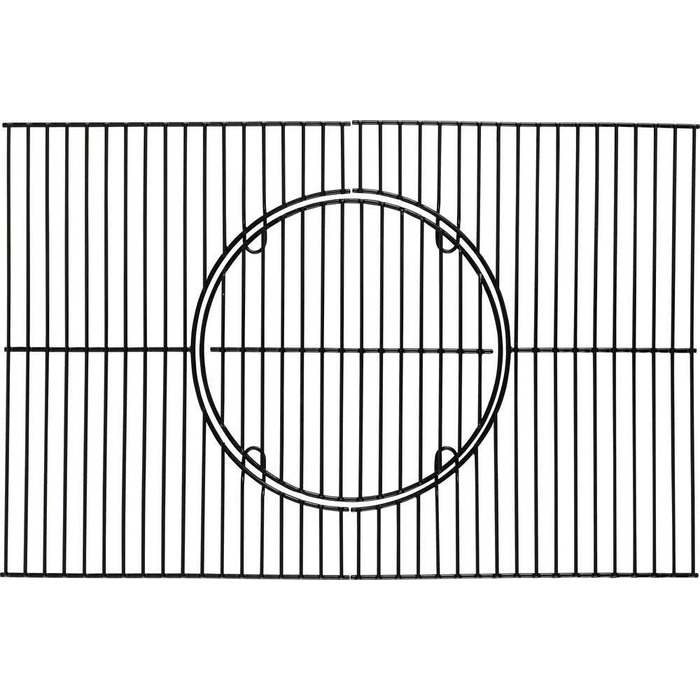 Приналежності для гриля tepro Набір універсальних решіток для гриля, покритих емаллю, з системою решітки на решітці, чорного кольору (площа гриля приблизно 69,5 x 46 см)