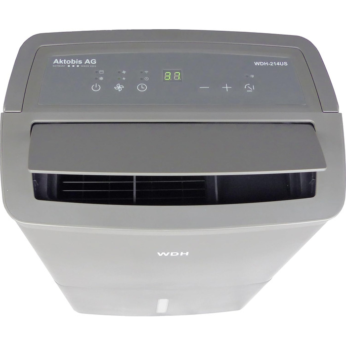 Зволожувач повітря Aktobis WDH-214US: тихий, з Wi-Fi, до 16 л/добу, цифровий дисплей