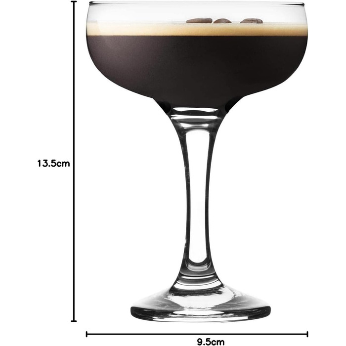 Rink Drink Еспресо Мартіні - Brille - 235 мл - Прозорий - Набір 6 штук
