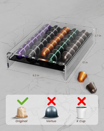 Органайзер для капсул Nespresso LifeMoreasy CK-40: зручне зберігання 40 капсул