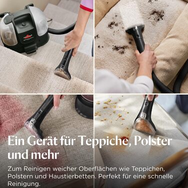 Портативний мийник для килимів Bissell SpotClean Mini 41491 - компактний, для дому та авто