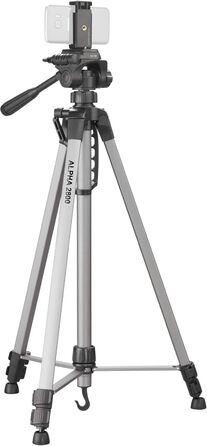 Штатив CULLMANN Alpha 2800 для смартфонів, 184 см, 3D-голівка, 2 секції, сріблястий
